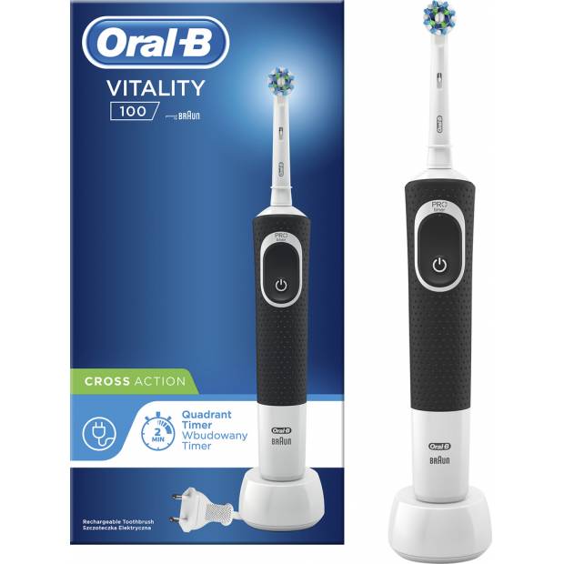 VITALITY 100 CROSS ACTION Black 41009088 ORAL B