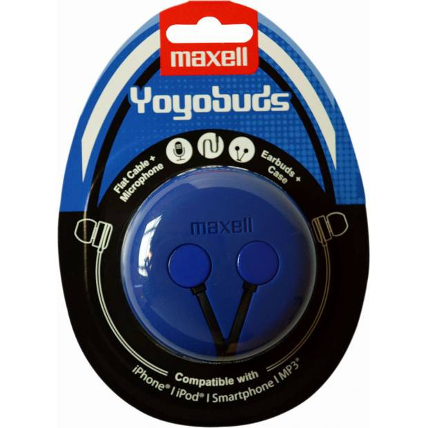 303728 YOYO BUDS BLUE+BLACK 35047009 MAXELL