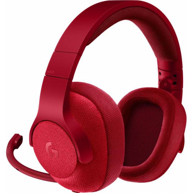 G433 Gaming Headset Red Emea 45013595 LOGITECH