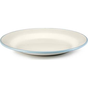 Smaltovaný talíř mělký 24cm světle modrý - Ibili