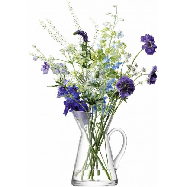 LSA Flower skleněná váza-džbán 26cm, čirá, LSA, Handmade G1087-26-301 LSA International