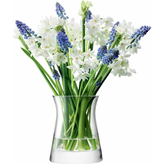 Flower Garden Posy skleněná váza v.13cm čirá, LSA, Handmade G602-13-301 LSA International