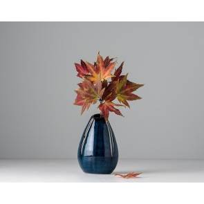 Váza ve tvaru kapky modrá 10 cm C7237E MIJ