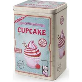 Designová dóza retro cupcake 13x10cm - Ibili