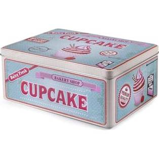 Designová dóza retro cupcake 22x16cm - Ibili