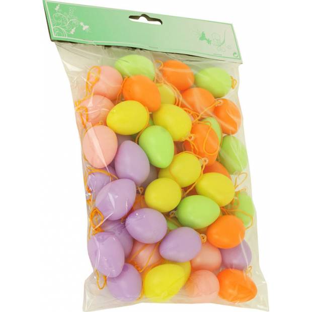 Vajíčka plastová velikonoční- balení 48Ks VEL420338 Art