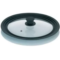 Poklice univerzální 28 - 32cm CONCETTA sklo / silikon - Kela