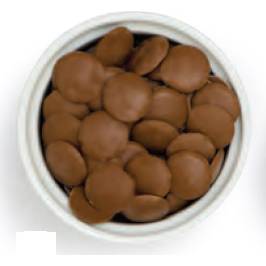 Belgická mléčná čokoláda disky 32% 1kg - Decora