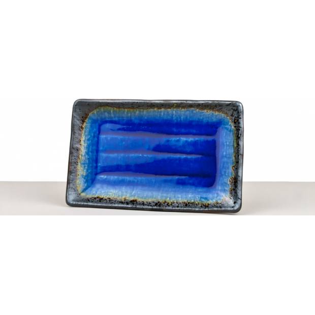 Talíř na sushi Cobalt Blue 21 x 13 cm C7167 MIJ