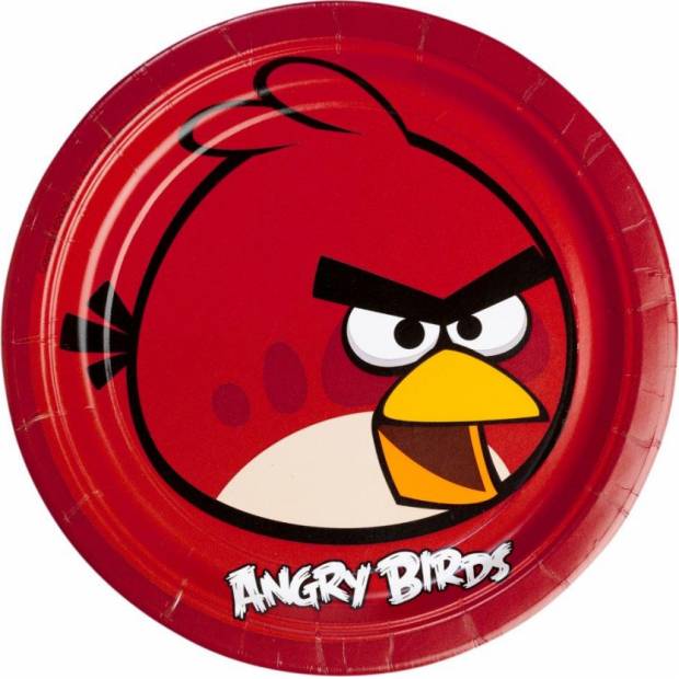 Angry Birds- párty talíře 23cm (8ks) - Alvarak