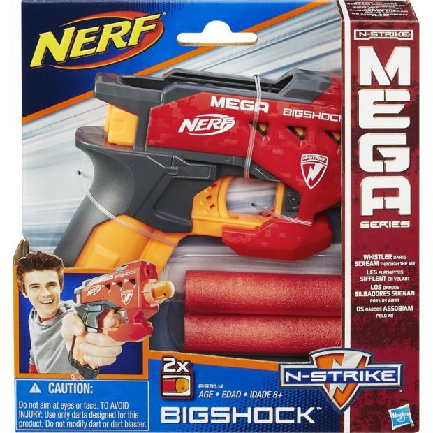 NERF MEGA NEJMENŠÍ MEGA PISTOLE 14A9314 Hasbro