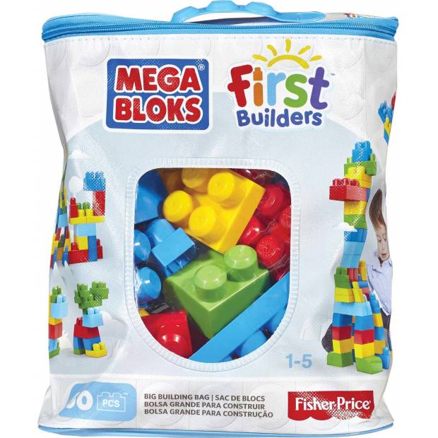 Mega Bloks FB BIG BUILDING BAG BOYS (60) 25DCH55 Mattel