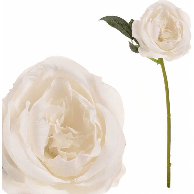 Růže, barva bílá. Květina umělá. VK-1275 Art