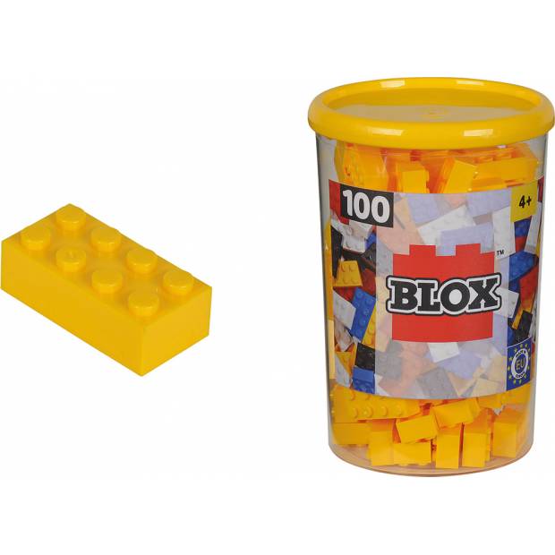 Blox 100 Kostičky žluté v boxu S 4118898 Simba