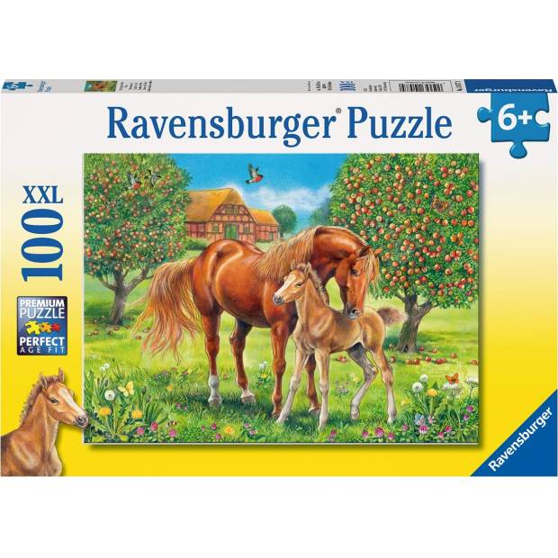 Koně na pastvině 100 XXL dílků 2410577 Ravensburger