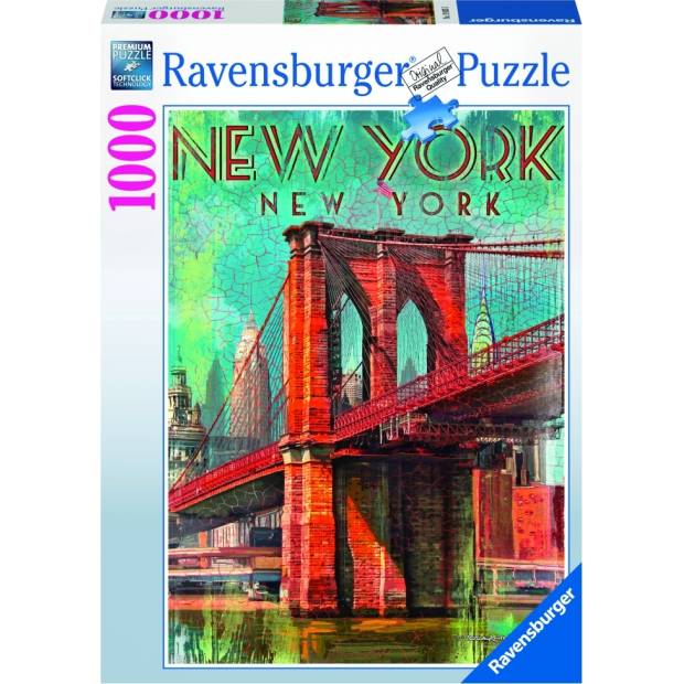 Retro New York; 1000 dílků 2419835 Ravensburger