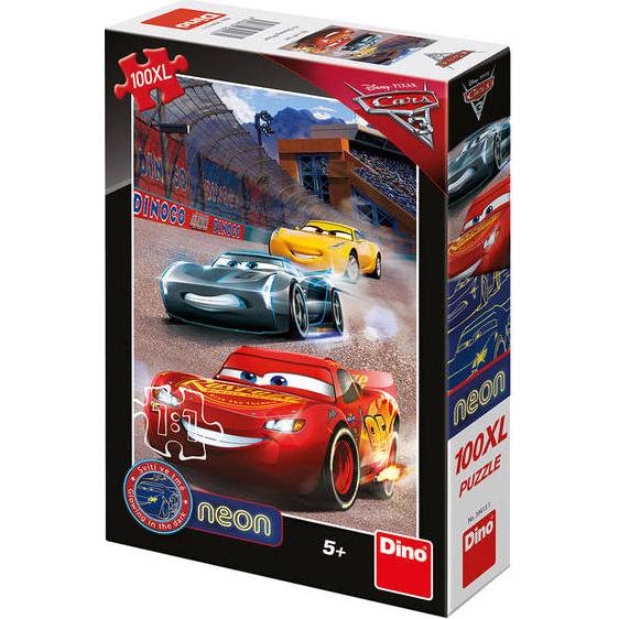 WD Cars3: Vítězné kolo 100XL neon 32394131 Dino