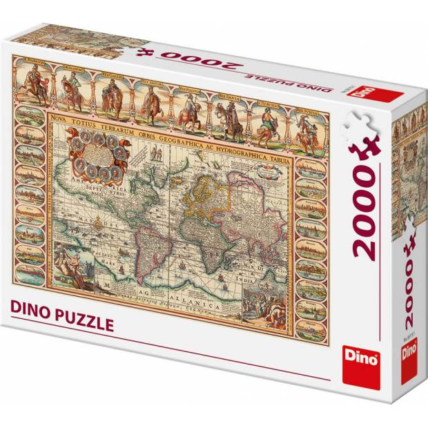 Historická mapa světa 2000D 32561151 Dino