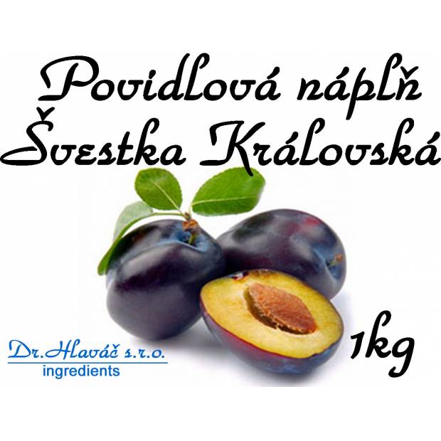 Povidlová náplň ŠVESTKA Královská 1kg - Dr. Hlaváč