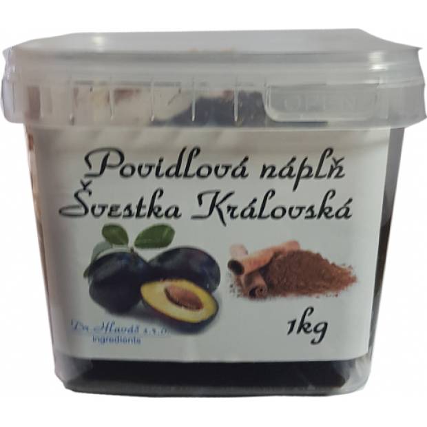 Povidlová náplň ŠVESTKA Královská+skořice/rum 1kg - Dr. Hlaváč