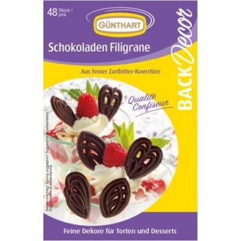 Čokoládové filigrány 48ks v balení - Gunthart