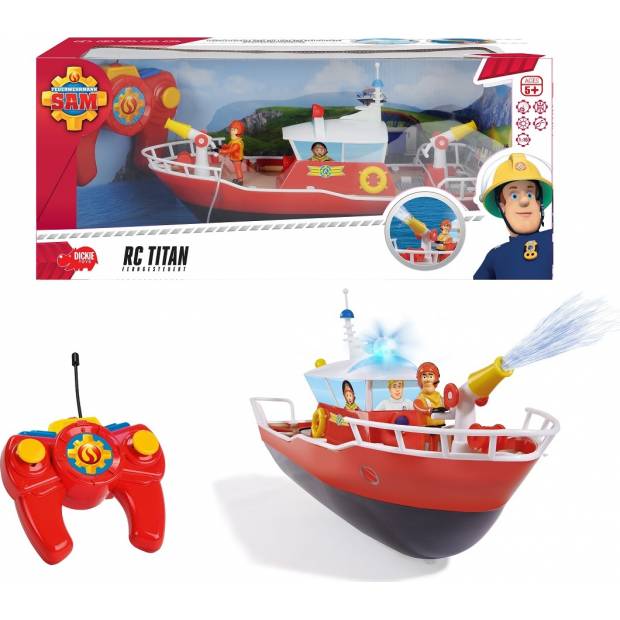 RC Požárník Sam člun Titan 1:16 D 3099621 Dickie