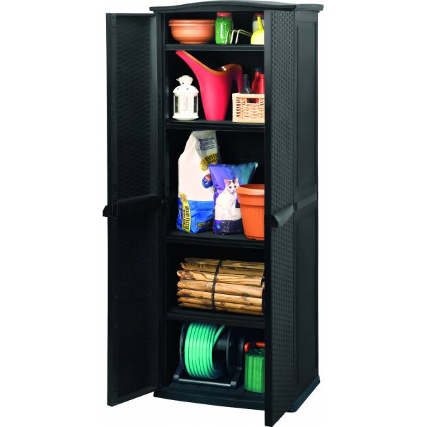 skříňka RATTAN STYLE TALL SHED 231232 Keter