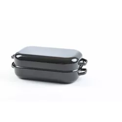 Oboustranně smaltovaný dvoupekáč Sfinx velikost 40 cm (vnitřní rozměr), síla plechu 1 mm - Belis