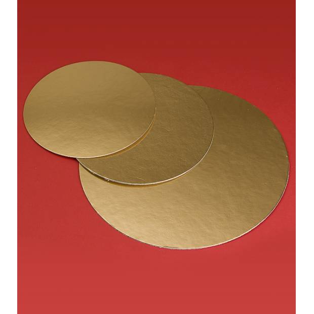 Papírová podložka na dort zlatý 32cm - Modecor