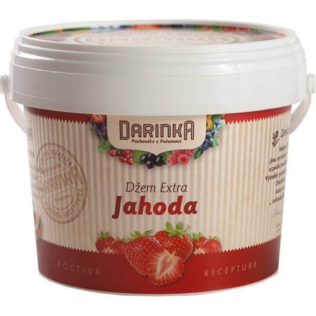 Darinka 1kg - jahodový džem extra - Darinka