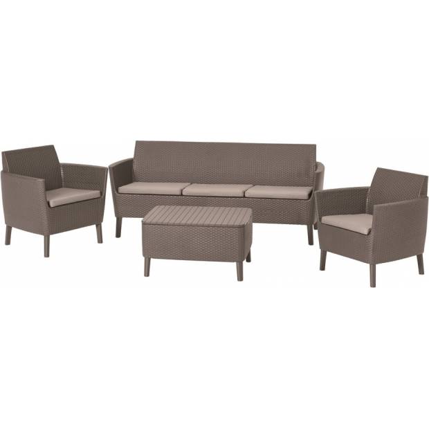 SALEMO 3 seater - cappucino 235366 Allibert