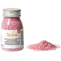 Cukrové zdobení tyčinky růžové 90g - Decora