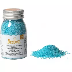 Cukrové zdobení tyčinky modré 90g - Decora