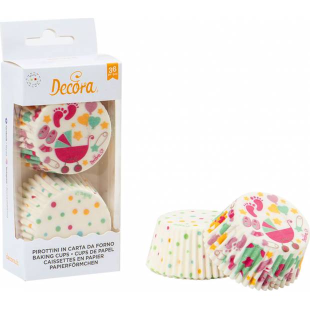 Košíčky na muffiny 36ks párty narozeniny holka - Decora