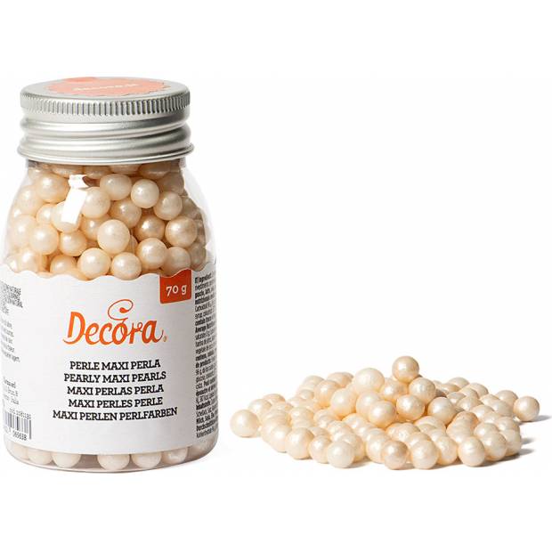 Cukrové zdobení perleťové perly 70g - Decora