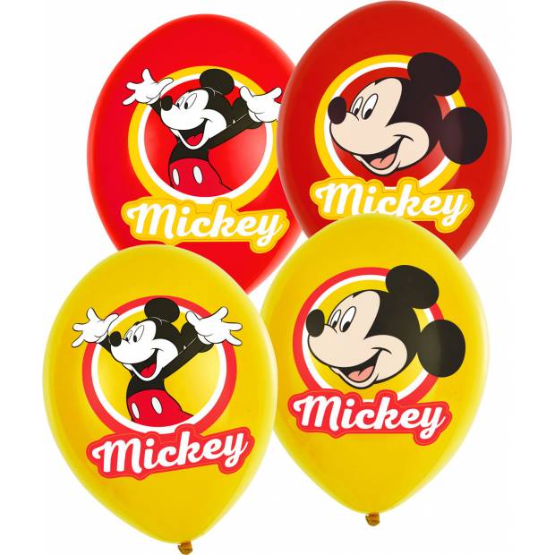 Nafukovací balónky Mickey 6ks 27,5cm - Amscan