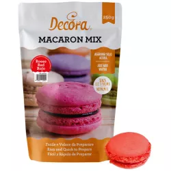 Směs na makronky červená 250g - Decora