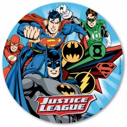 Jedlý papír Superman, Flash, a Batman 20cm - Dekora