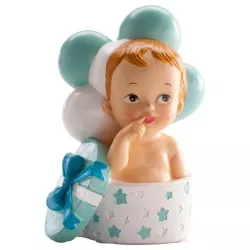 Figurka na dort miminko chlapeček 10,5cm v krabičce - Dekora