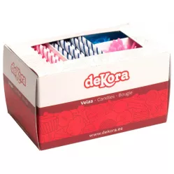 Dortové svíčky se zápiechem 6cm 100ks - Dekora