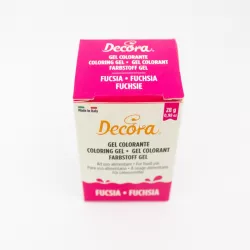 Gelová barva fuchsia 28g - Decora