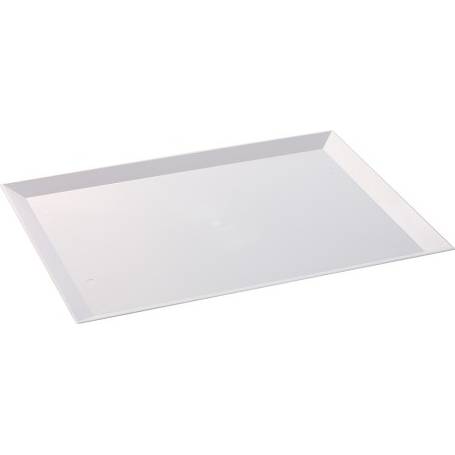 Tác pod dort plast - bílý 40x30cm -