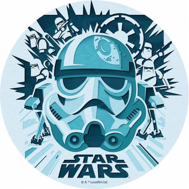 Fondánový list na dort STAR WARS The Empire Strikes Back 16cm - Dekora