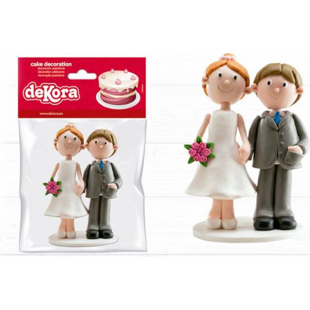 Svatební figurka na dort 13cm - Dekora