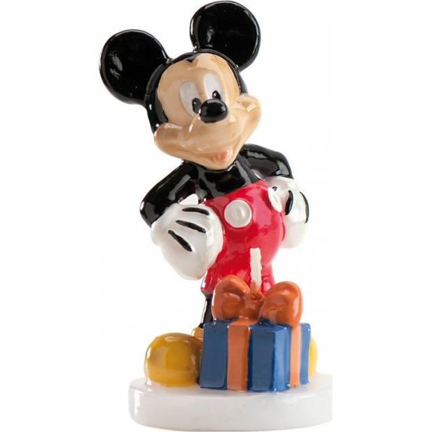 Svíčka - figurka na dort Mickey 8cm s dárkem - Dekora