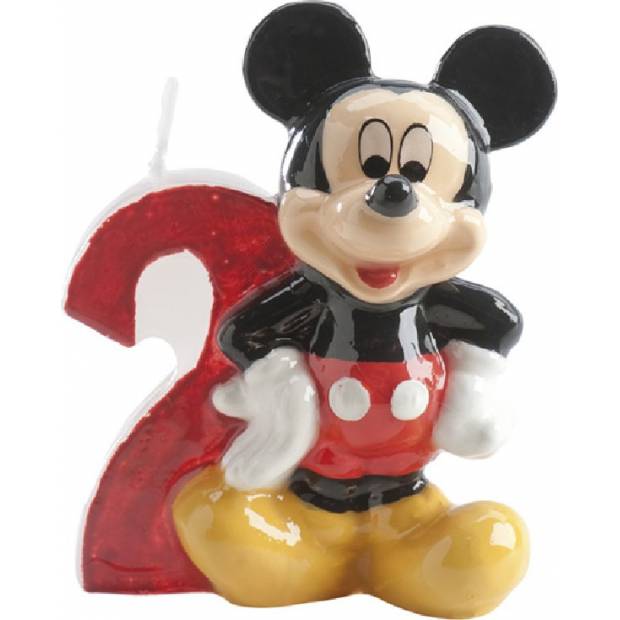 Dortová svíčka Mickey 6,5cm číslo 2 - Dekora