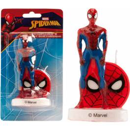 Dortová figurka Spiderman se svíčkou 9cm - Dekora