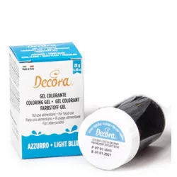 Gelová barva světle modrá 28g - Decora