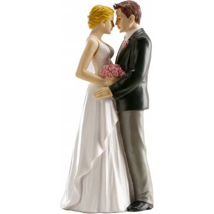 Svatební figurka na dort 16cm opravdová láska - Dekora