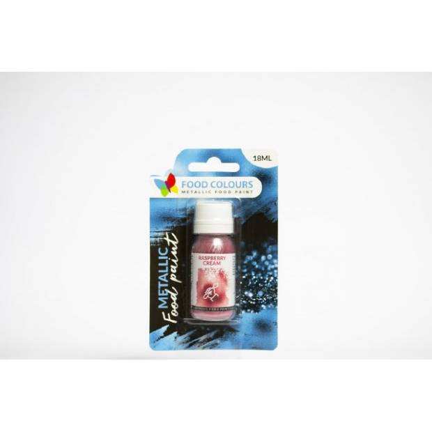 Tekutá metalická barva  Raspberry Cream (18 ml) - Food Colours